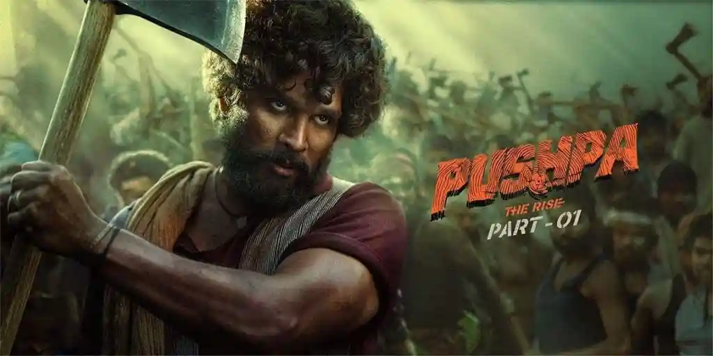 Pushpa: The Rise (2021) - Best action movies in Telugu explosive fight