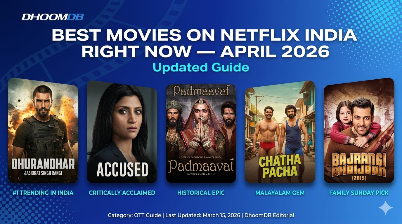 Best Movies on Netflix India Right Now — April 2026 (Updated Guide)
