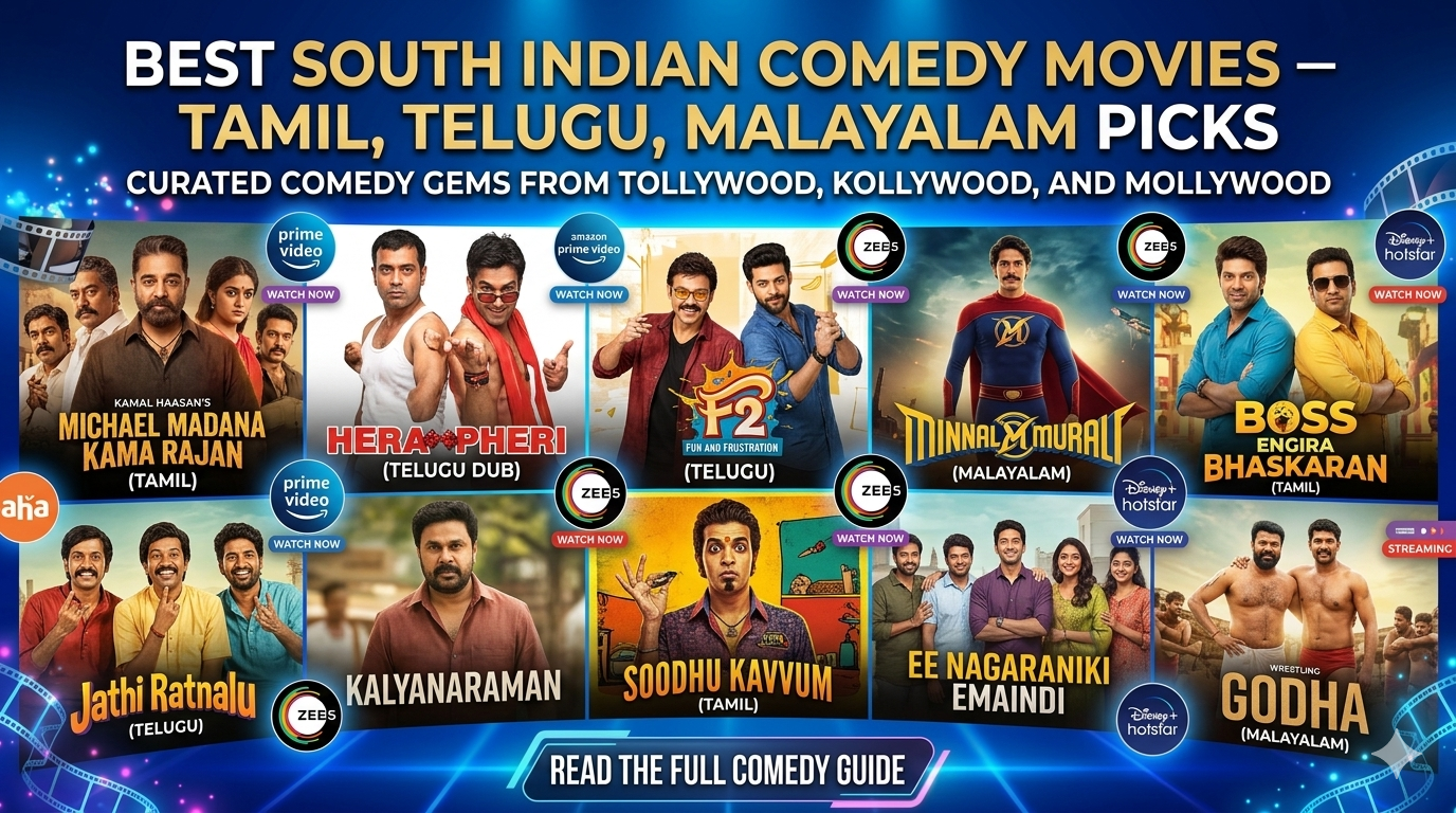 Best South Indian Comedy Movies