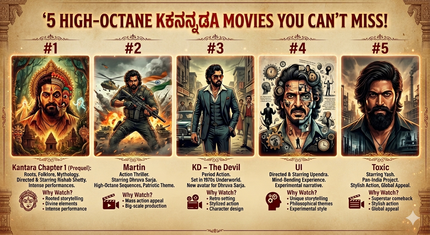 Best Kannada Movies 2025–2026 You Shouldn’t Miss