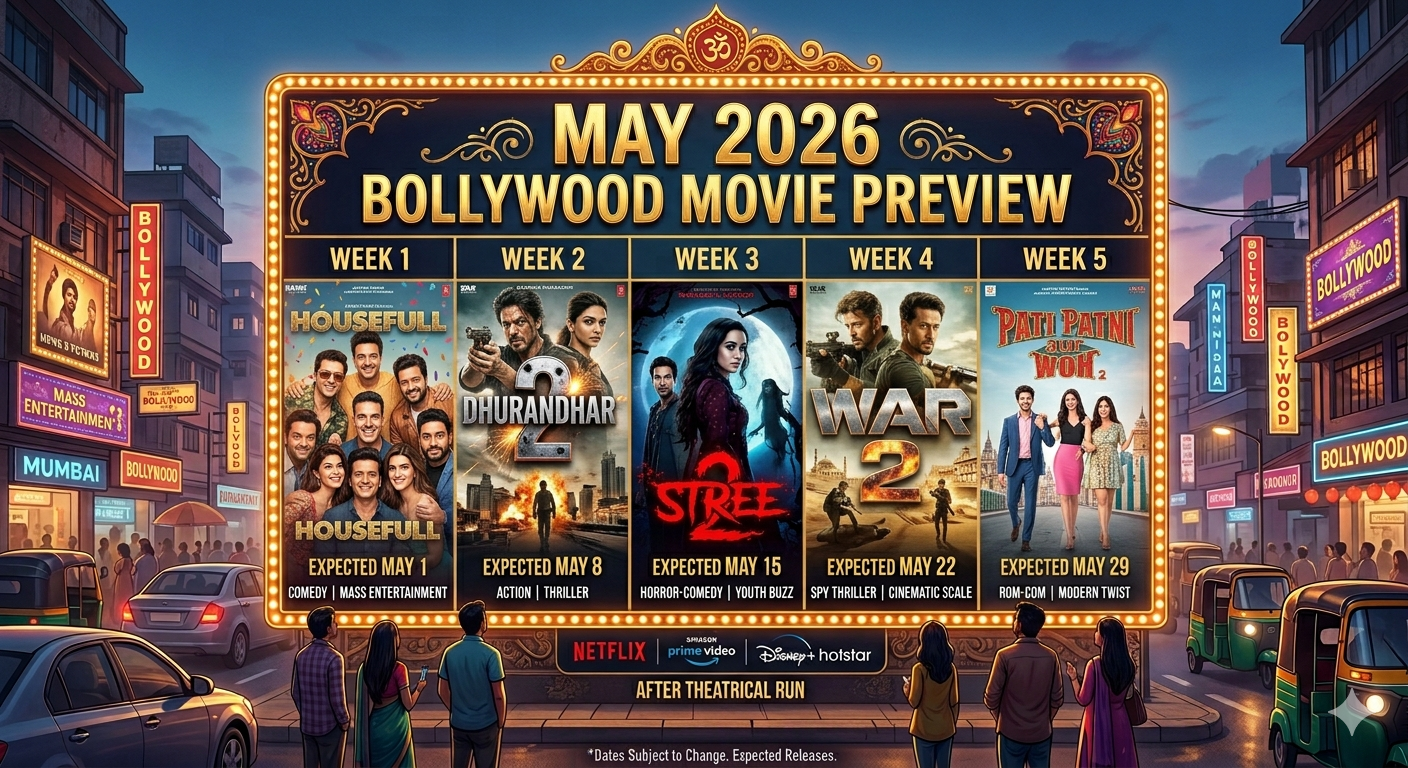 Upcoming Bollywood Movies May 2026 — Full Preview